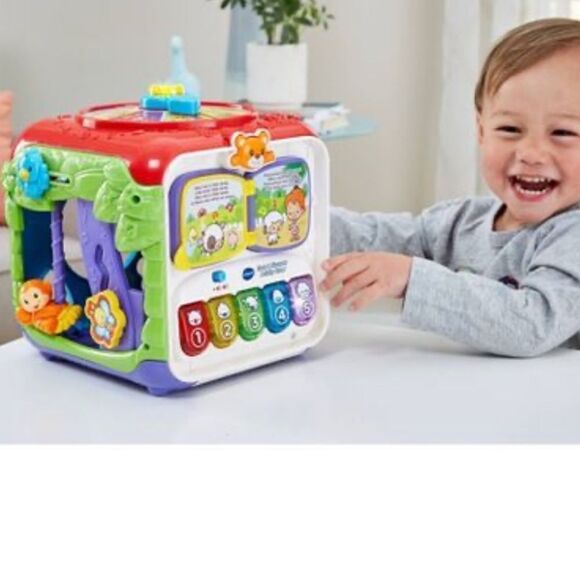 VTech Sort and Discover Activity Cube + Manhattan Toy Bundle - Picture 3 of 5